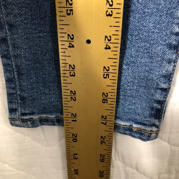 Old Navy Jeans Women's Size‎ 6 Tall Denim Blue Curvy O.G. Straight High Rise - Picture 11 of 12